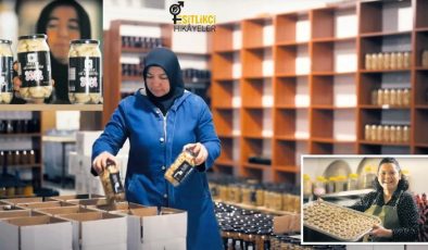 Kadın kooperatiflerinin ürünleri market raflarında