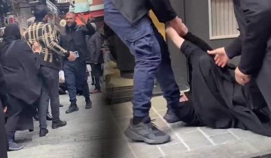 Fatih’te kadına şiddet kamerada! Valilikten açıklama geldi