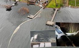 Milyonların içme suyu olan Sapanca Gölü’nde şok! Boru hattı patladı, akaryakıt sız