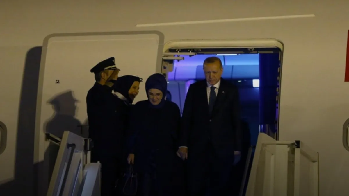 Başkan Erdoğan, yurda döndü