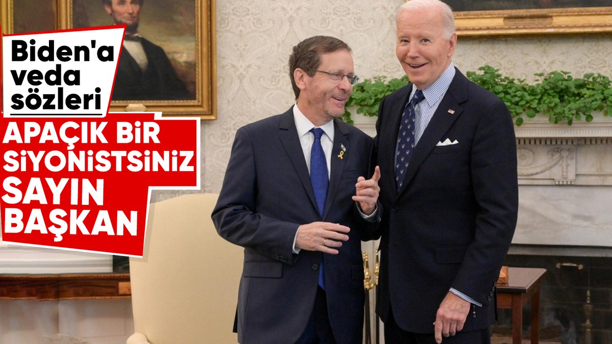 Herzog’tan Biden’a: Siz açıkça bir Siyonistsiniz Sayın Başkan