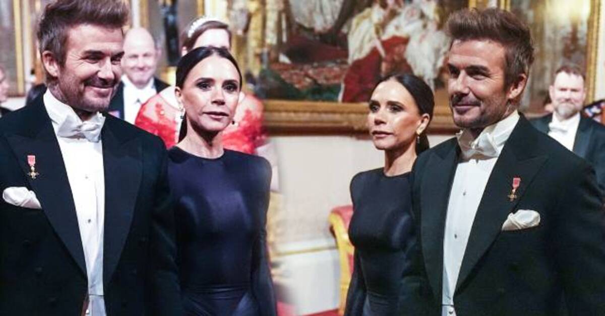 David Beckham ve Victoria Beckham, Buckingham Sarayı’nda
