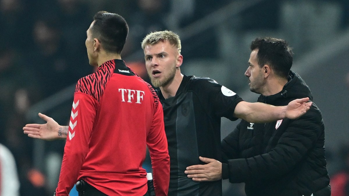 Samsunspor’dan Beşiktaş maçı sonrası hakeme tepki!