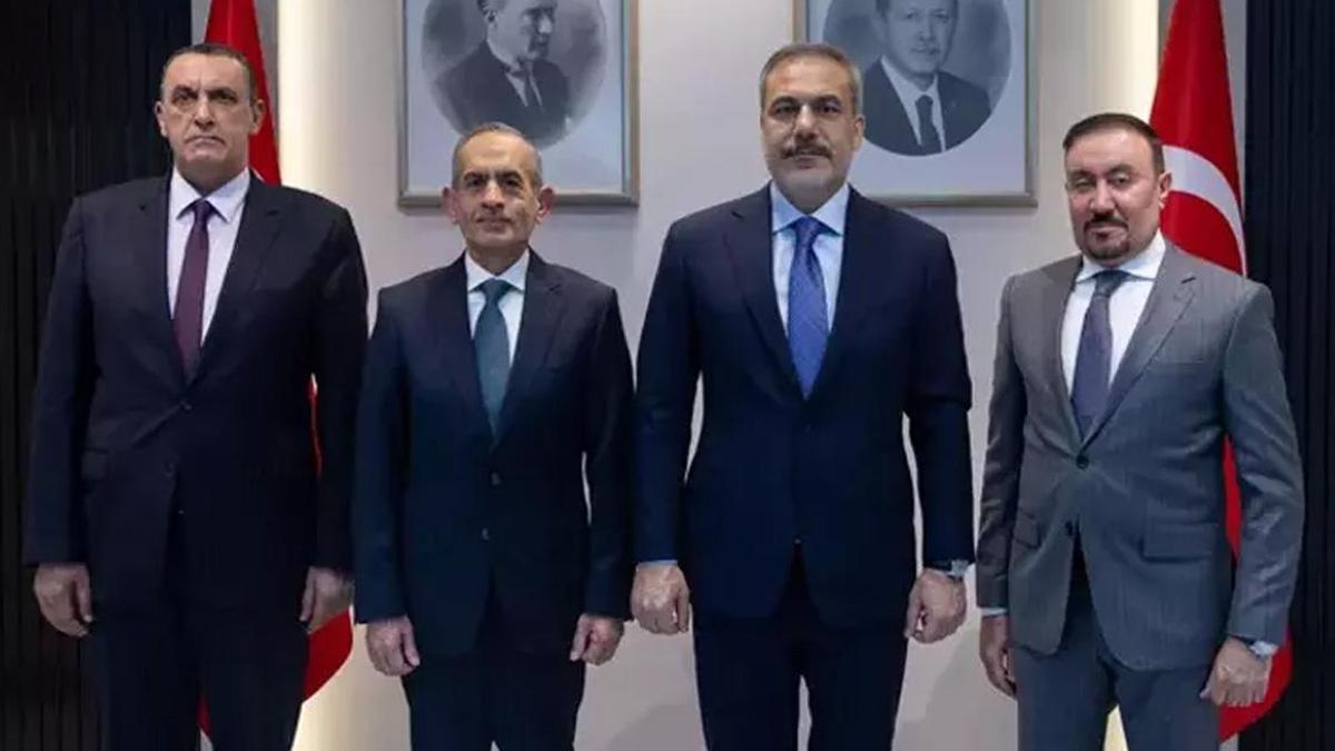 Dışişleri Bakanı Hakan Fidan’dan üst düzey kabul