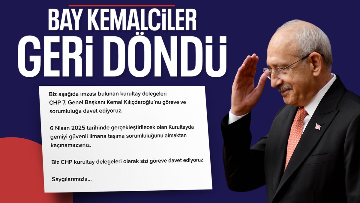 Kemal Kılıçdaroğlu’nu destekleyen delegeler harekete geçti: Aday ol!